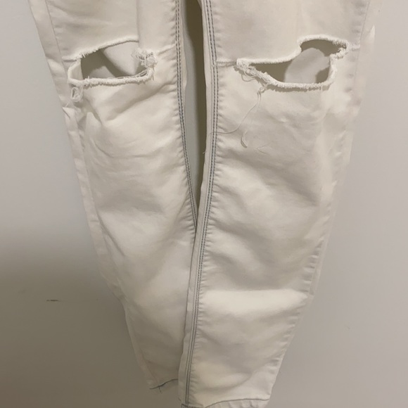 Acidwash White Denim Jeans - Picture 3 of 5